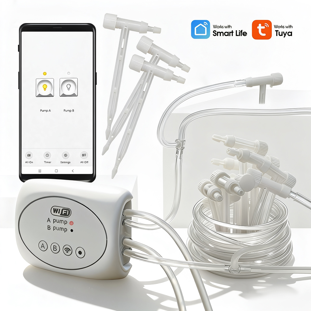Timer Dual Outlet - Système d'irrigation goutte à goutte avec