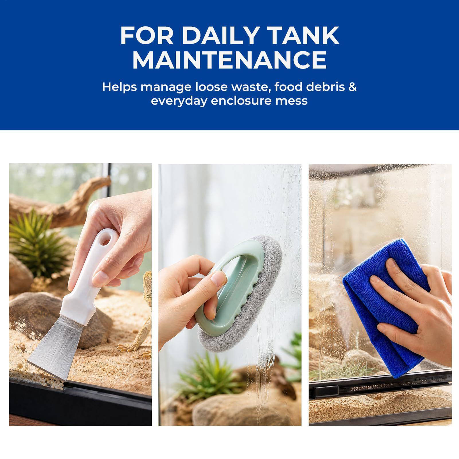 Feeding Tong Stainless - Kit de nettoyage pour terrarium avec