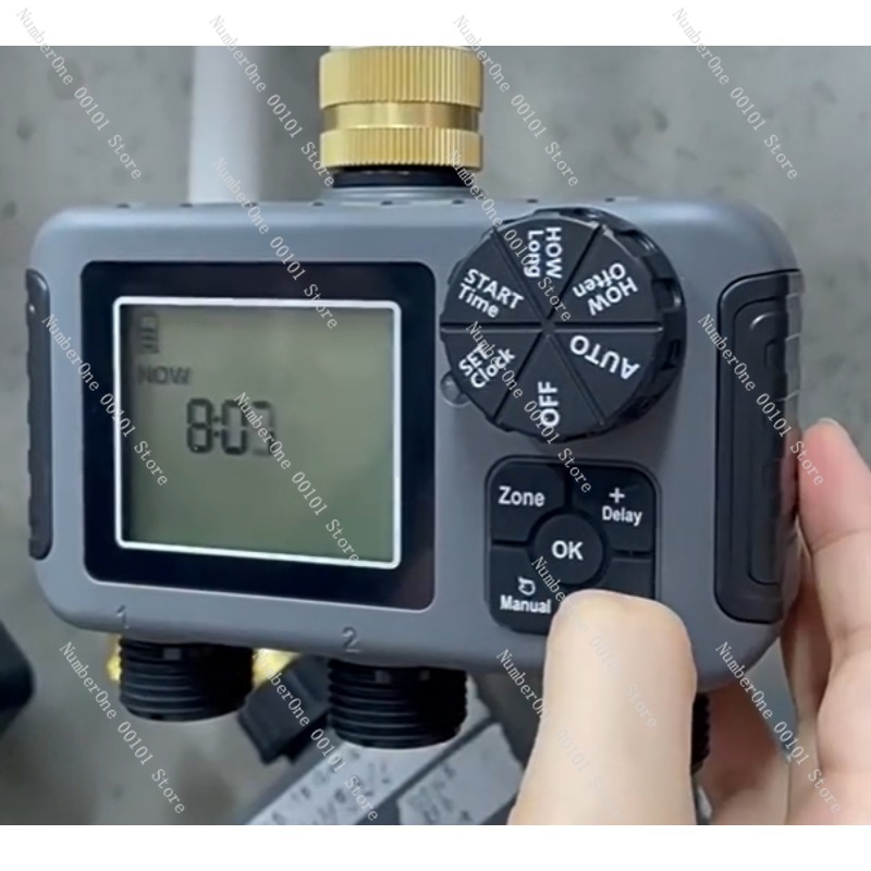 Timer Dual Outlet - Programmateur d'arrosage automatique à grand écran