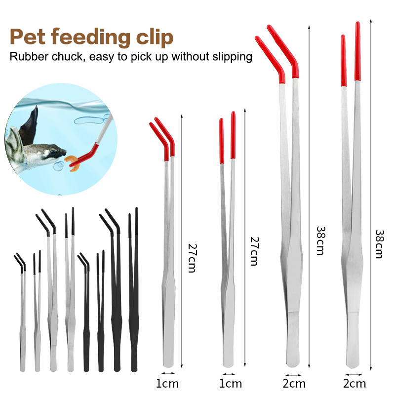 Feeding Tong Stainless - Pinces d'alimentation pour reptiles en acier