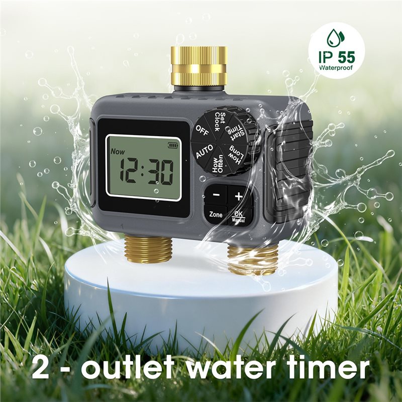 AY14 - Minuteur d'irrigation a - Timer Dual Outlet avis et prix