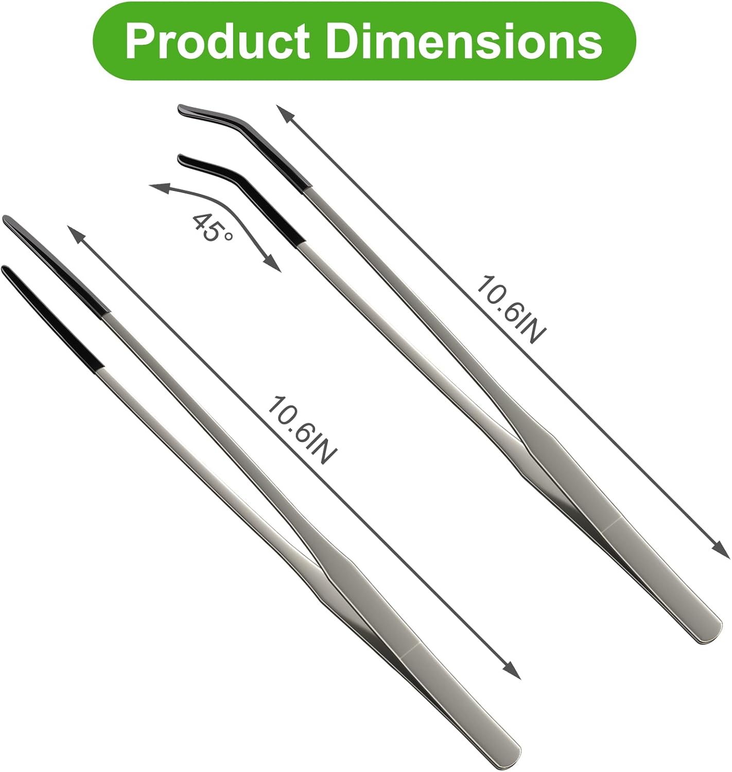 2 pinces d'alimentation extra  - Feeding Tong Stainless avis et prix