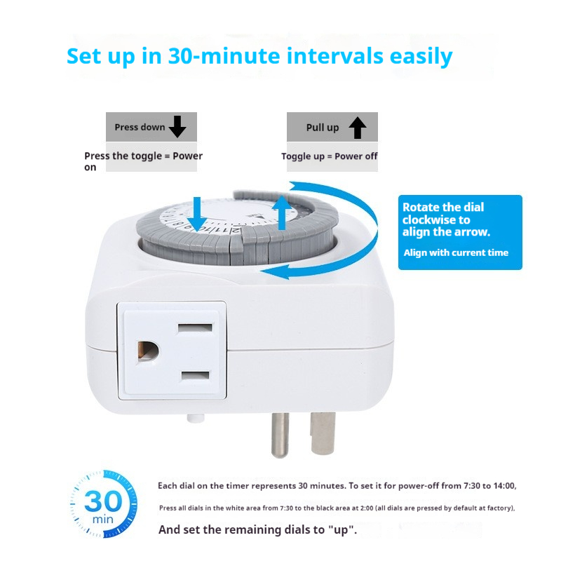 Prise de synchronisation mécan - Timer Dual Outlet avis et prix