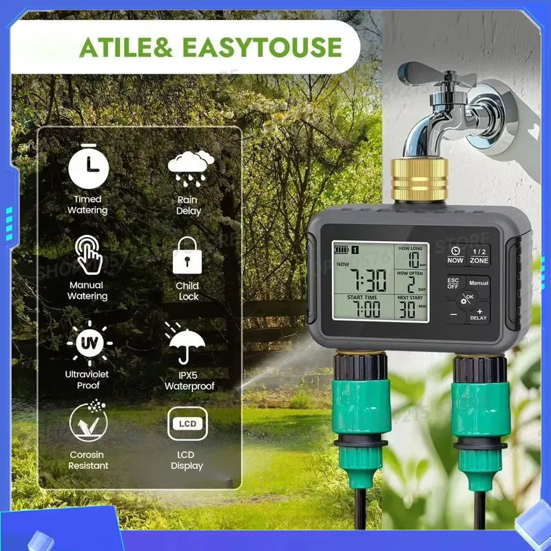 Contrôleur d'irrigation intell - Timer Dual Outlet avis et prix